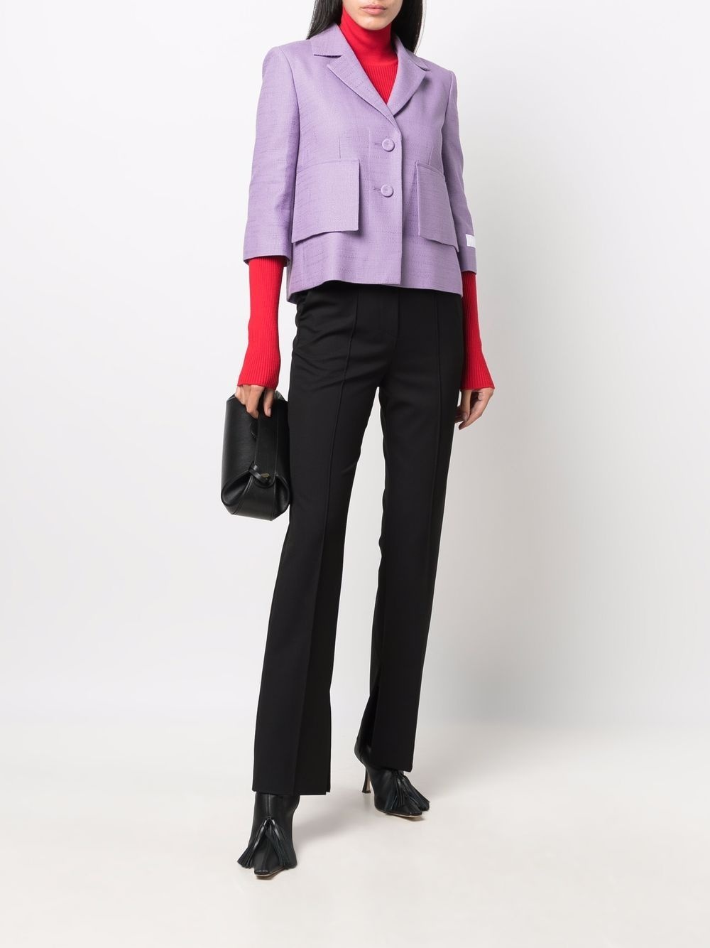 merino-blend mock-neck jumper - 3