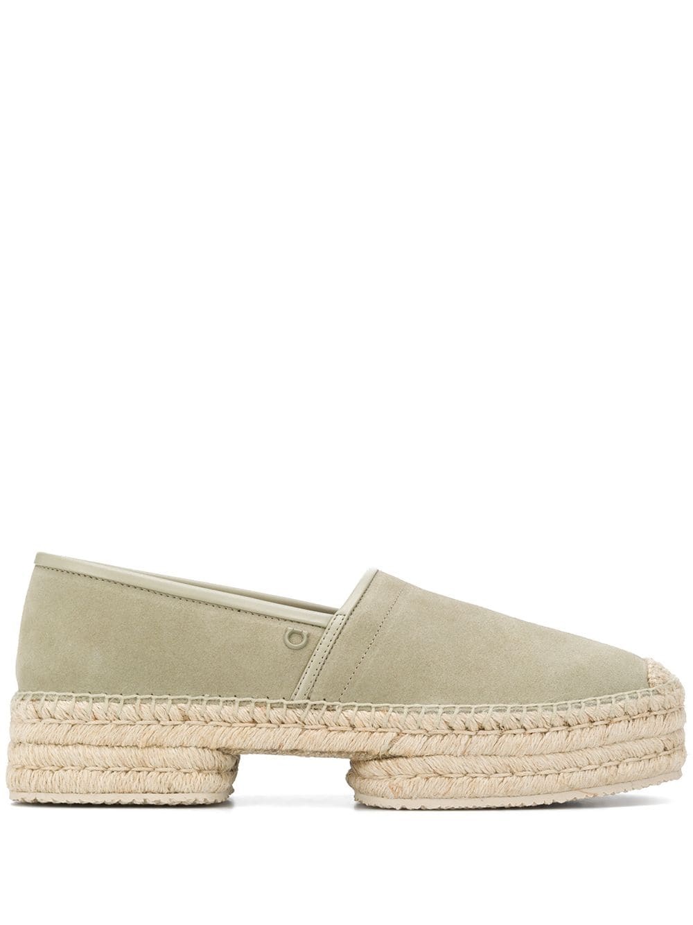 maxi sole leather espadrilles - 1