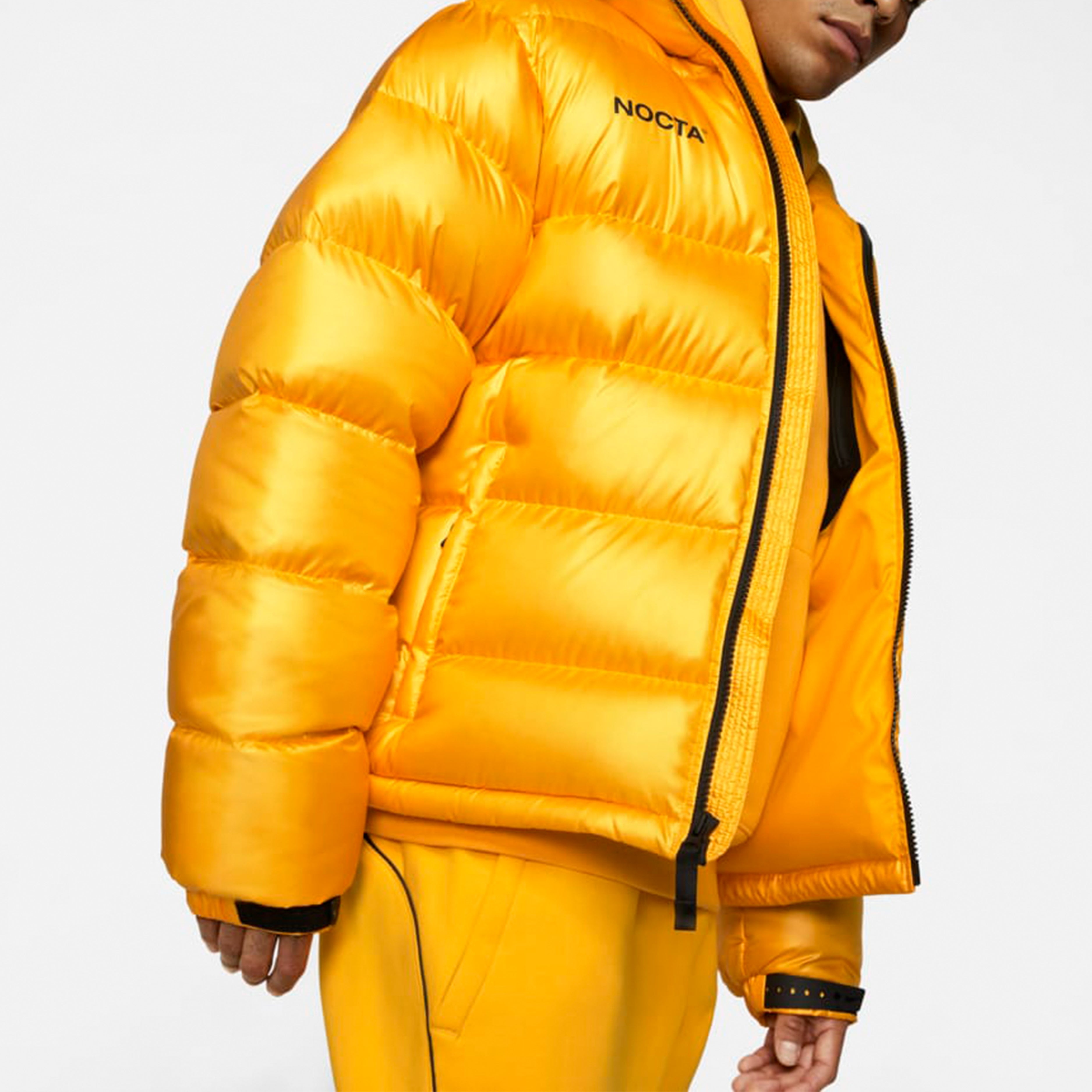 Nike x NOCTA Drake Stand Collar Down Jacket Asia Sizing 'Gold' DA4137-739 - 3