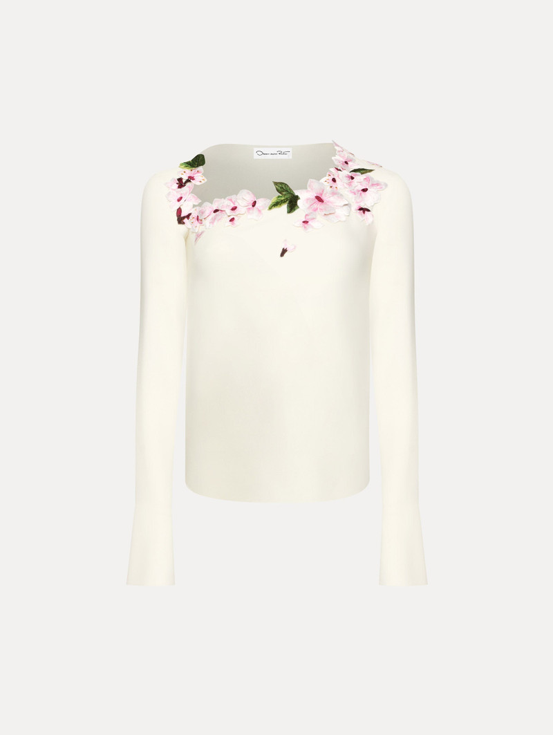 CHERRY BLOSSOM EMBROIDERED BLOUSE 1