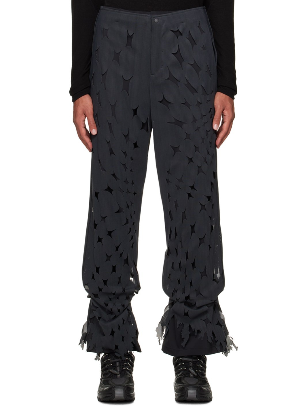 Black Double Trousers - 1