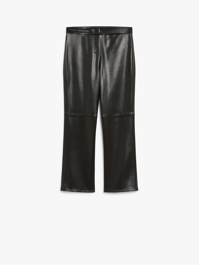 SUBLIME Coated fabric slim trousers - 1