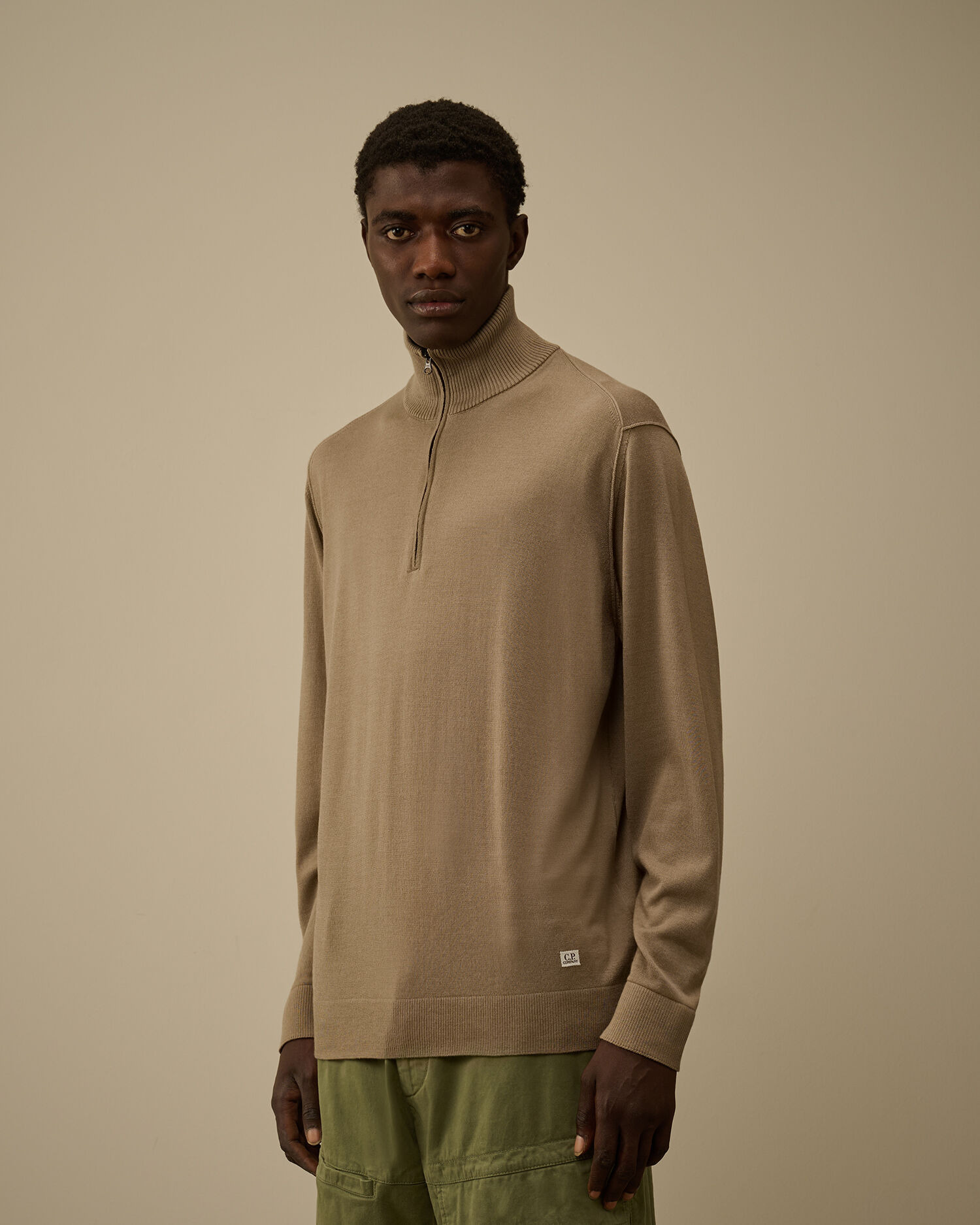 Silk Ultrafine Merino Wool Half Zip Sweater - 3