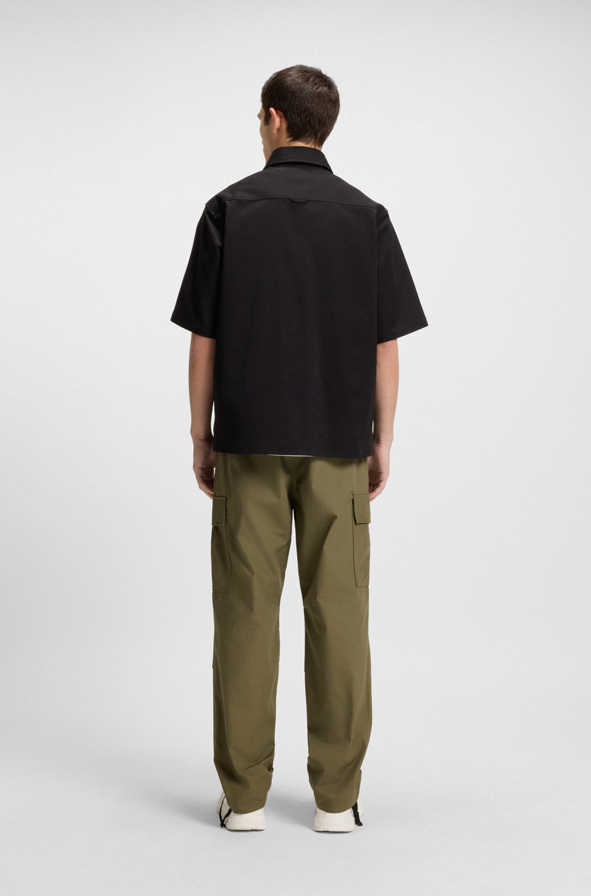 RELAXED-FIT CARGO TROUSERS IN RIPSTOP COTTON - 4