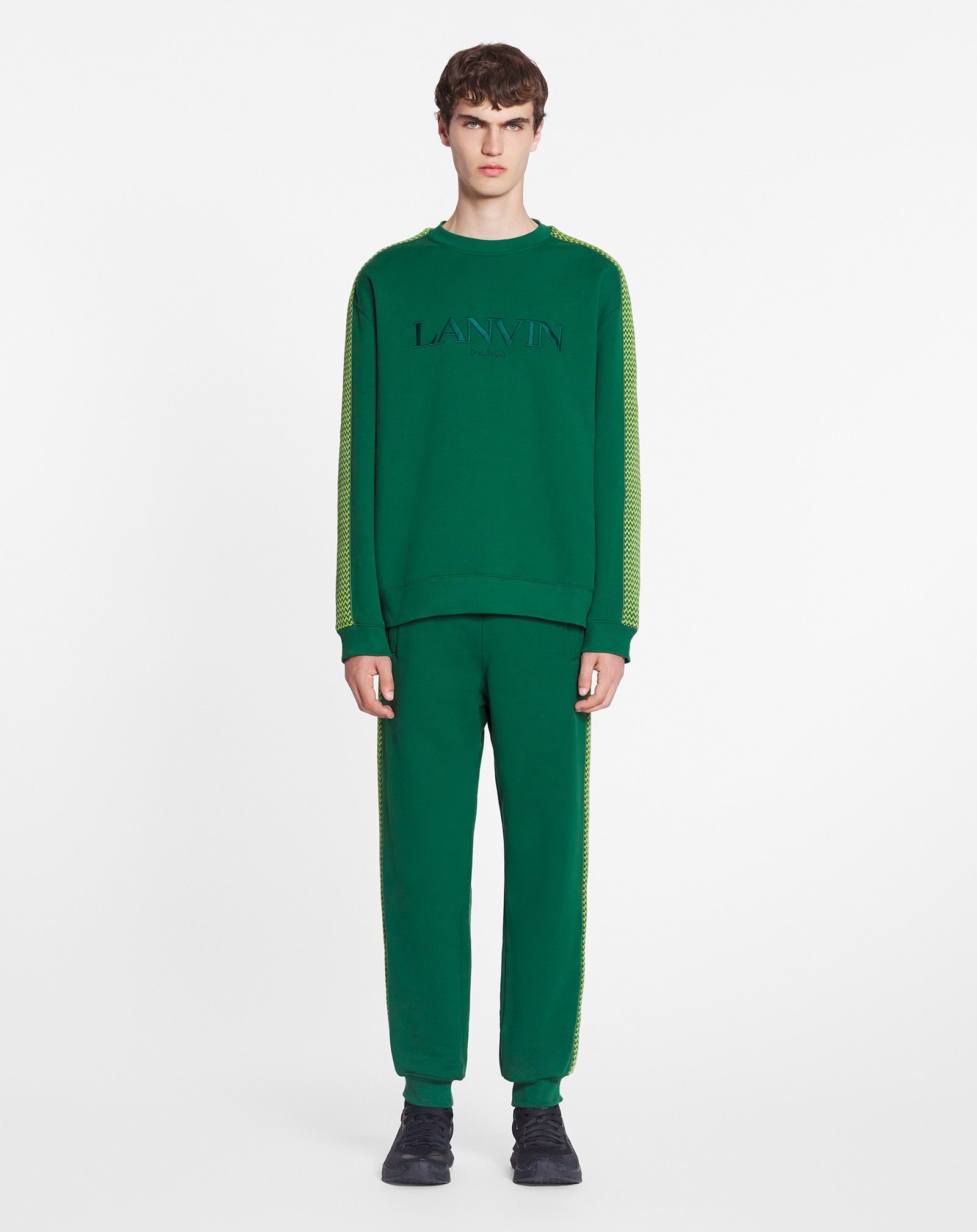 CURB SIDE LANVIN EMBROIDERED LOOSE-FITTING SWEATSHIRT - 2