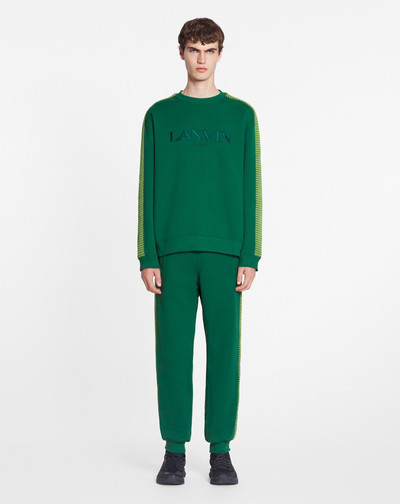 Lanvin CURB SIDE LANVIN EMBROIDERED LOOSE-FITTING SWEATSHIRT outlook