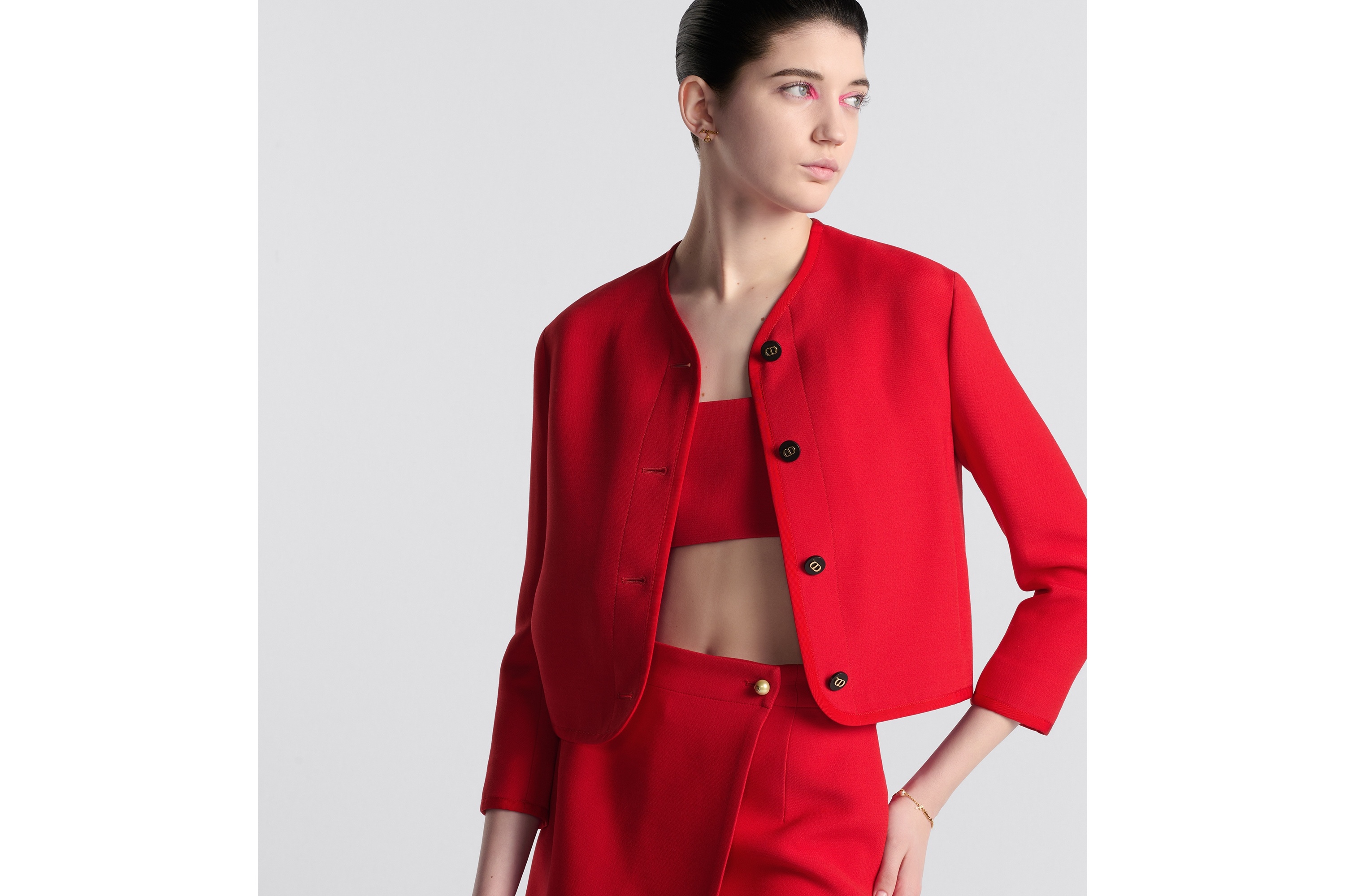 Dioramour Cropped Jacket - 2