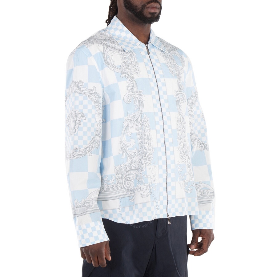 Versace Checkerboard Medusa Blouson Jacket - 4