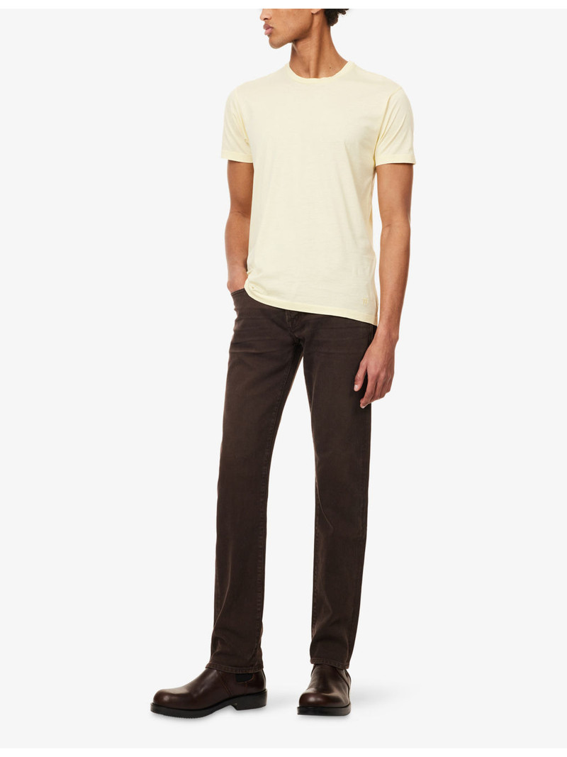 TOM FORD Relaxed-Fit Crew-Neck Cotton and Silk-Blend T-Shirt outlook