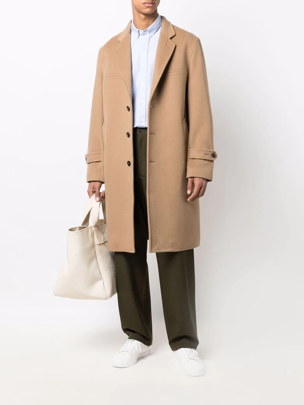 BIRKHILL wool-cashmere coat - 4