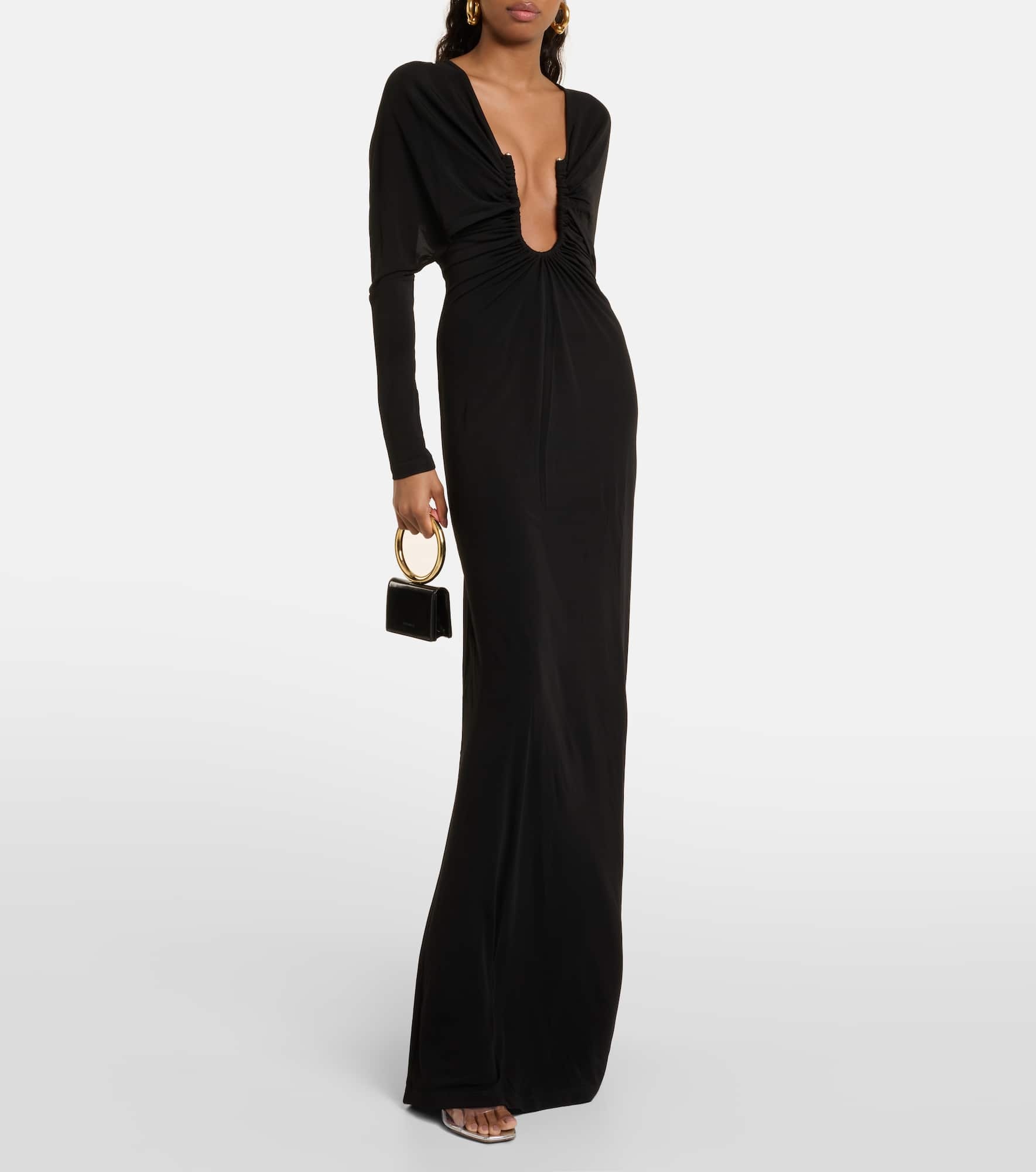 Arced Dolman maxi dress - 2