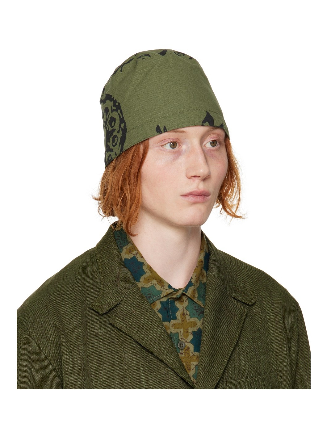 Khaki Fez Hat - 2