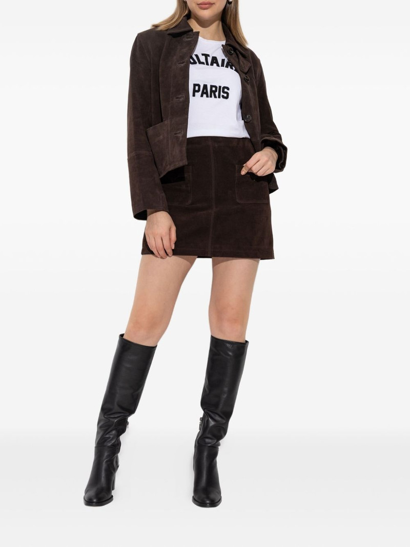 Zadig & Voltaire logo-embroidered t-shirt outlook