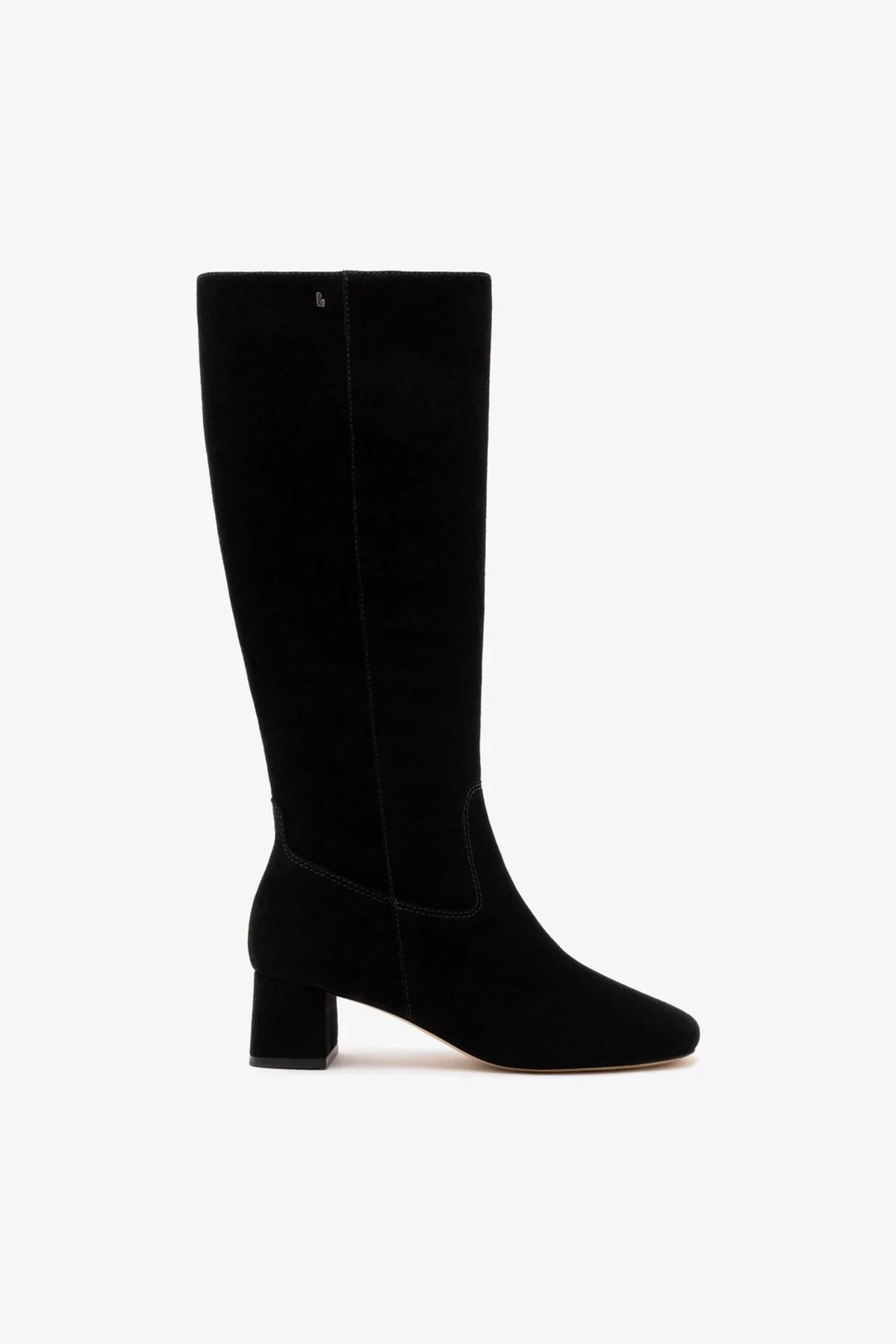 Edie Boot In Black Suede - 1