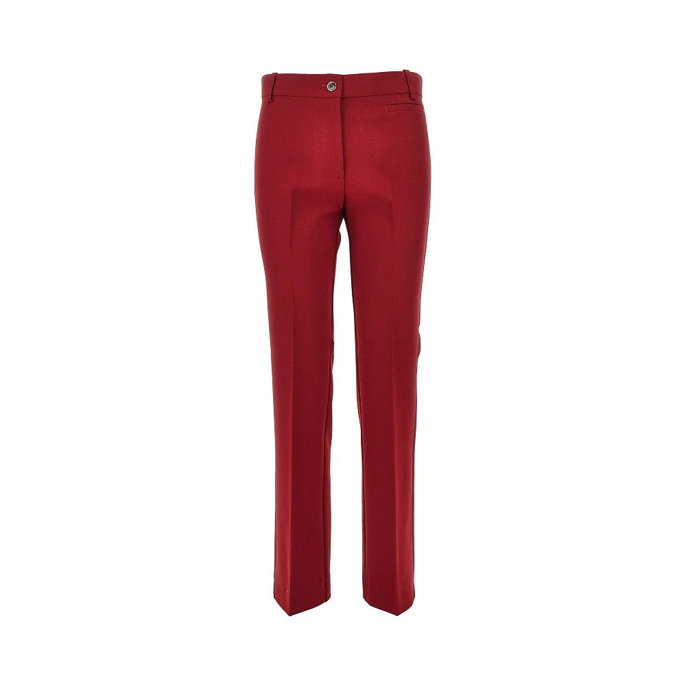 VISCOSE-BLEND CRÊPE PANTS - 1