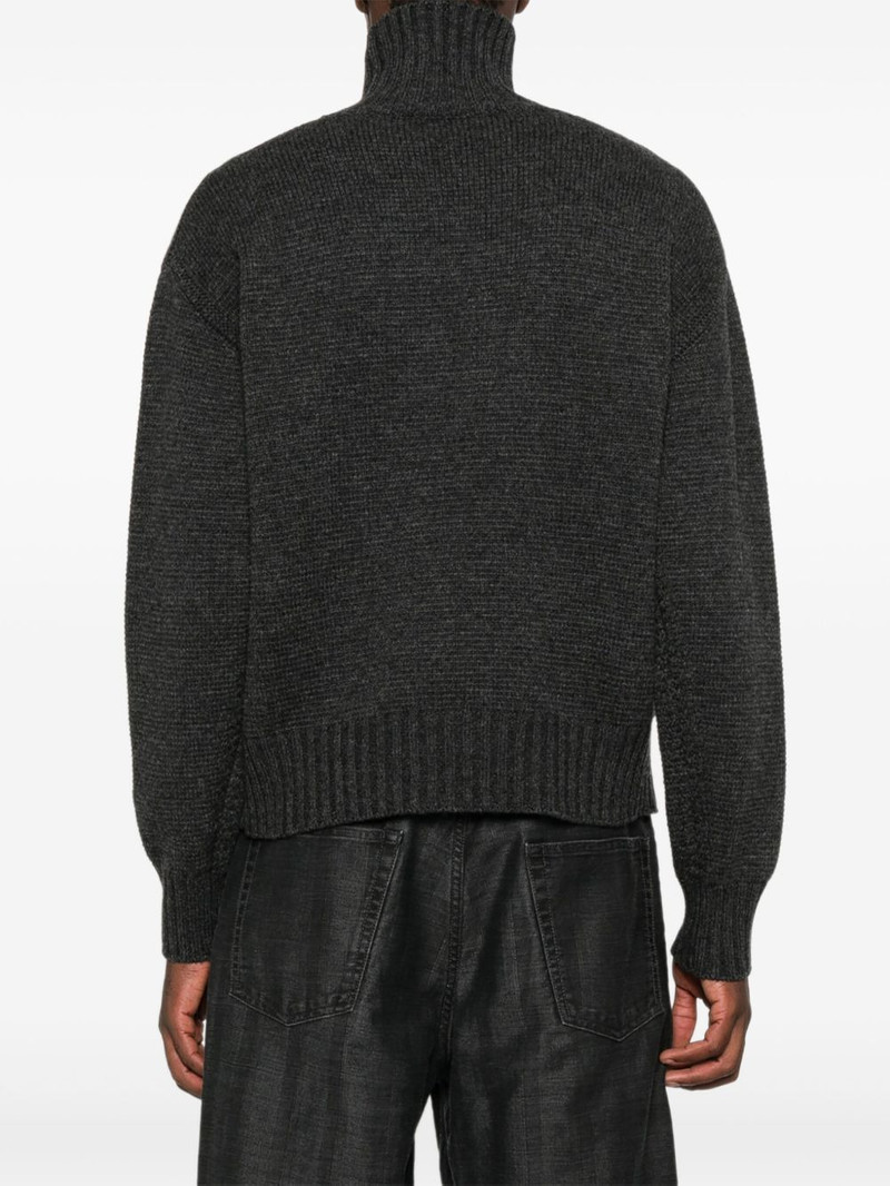 roll-neck knitted sweater 4