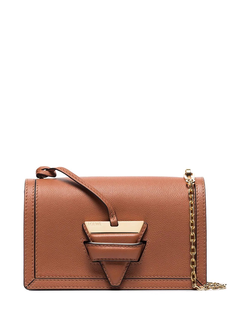 Barcelona leather shoulder bag - 1