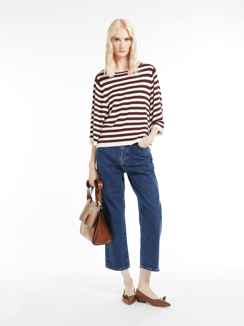 Max Mara UTOPIA Cotton denim jeans outlook