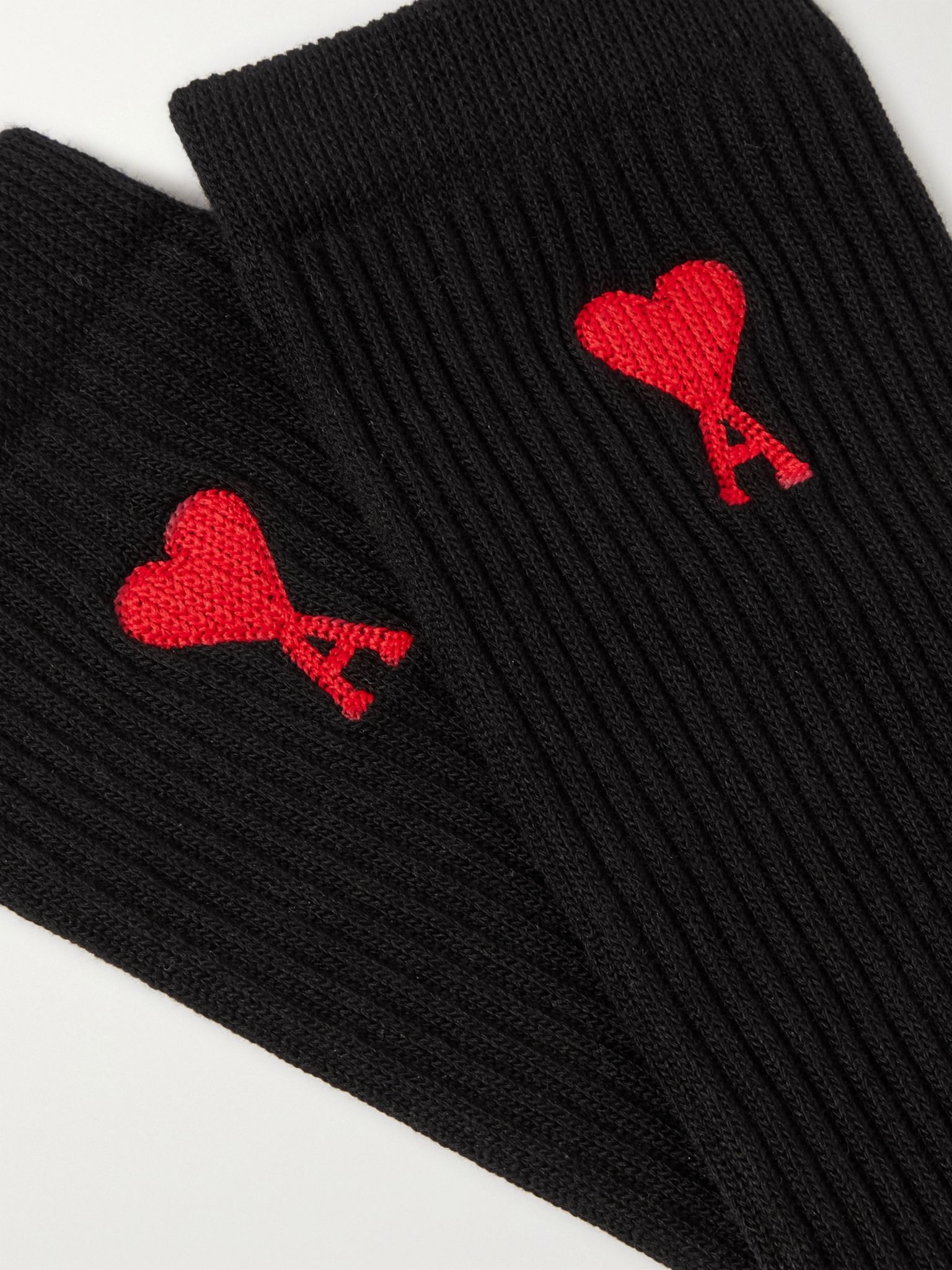 Three-Pack Logo-Jacquard Cotton-Blend Socks - 2