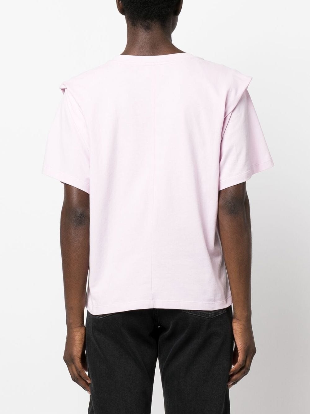 Zelitos pleat-detail T-shirt - 4