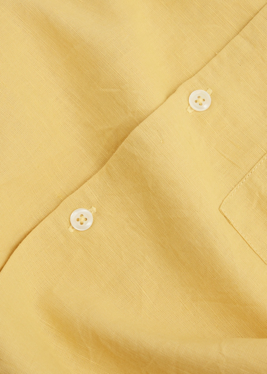 Universal Works Creased Linen-blend Shirt - 5