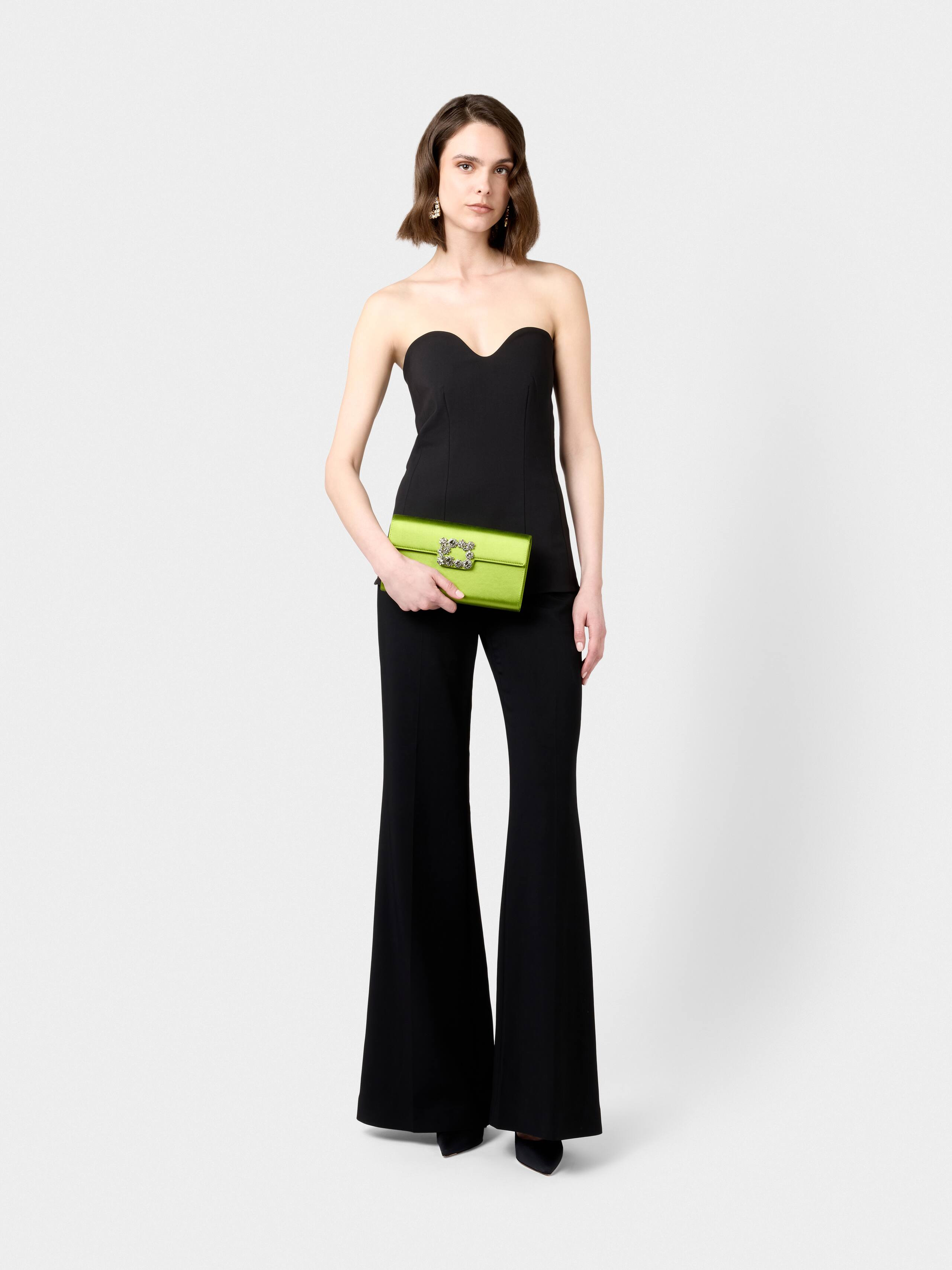 Efflorescence Clutch in satin - 6