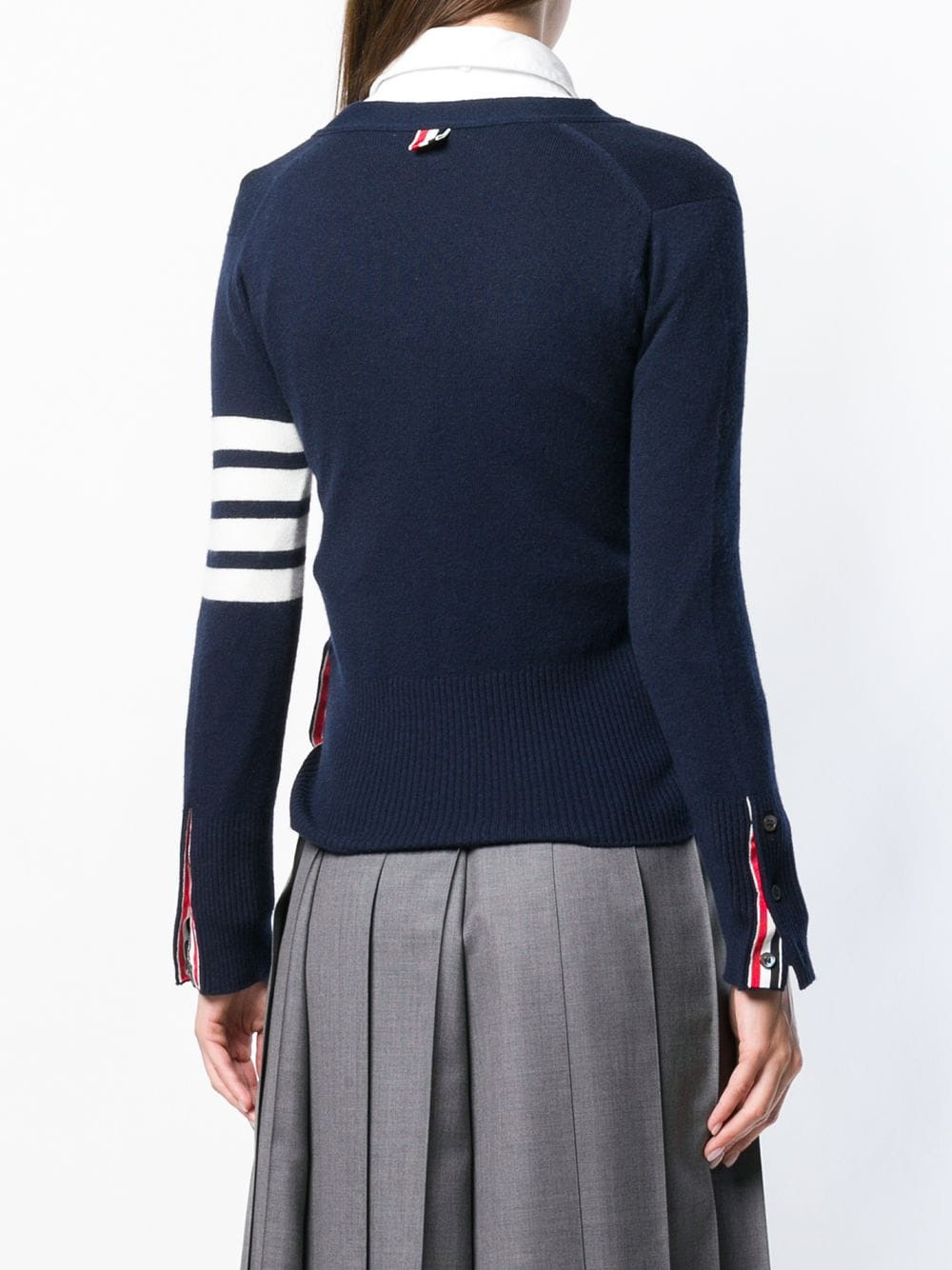 Classic V Neck Cardigan - 4