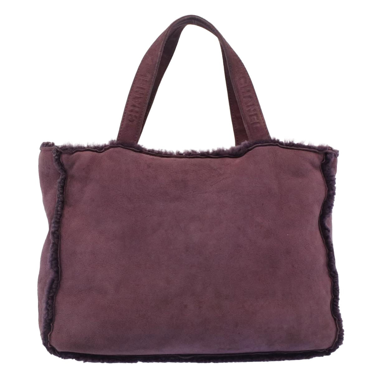 CHANEL Hand Bag Mouton Purple CC - 2