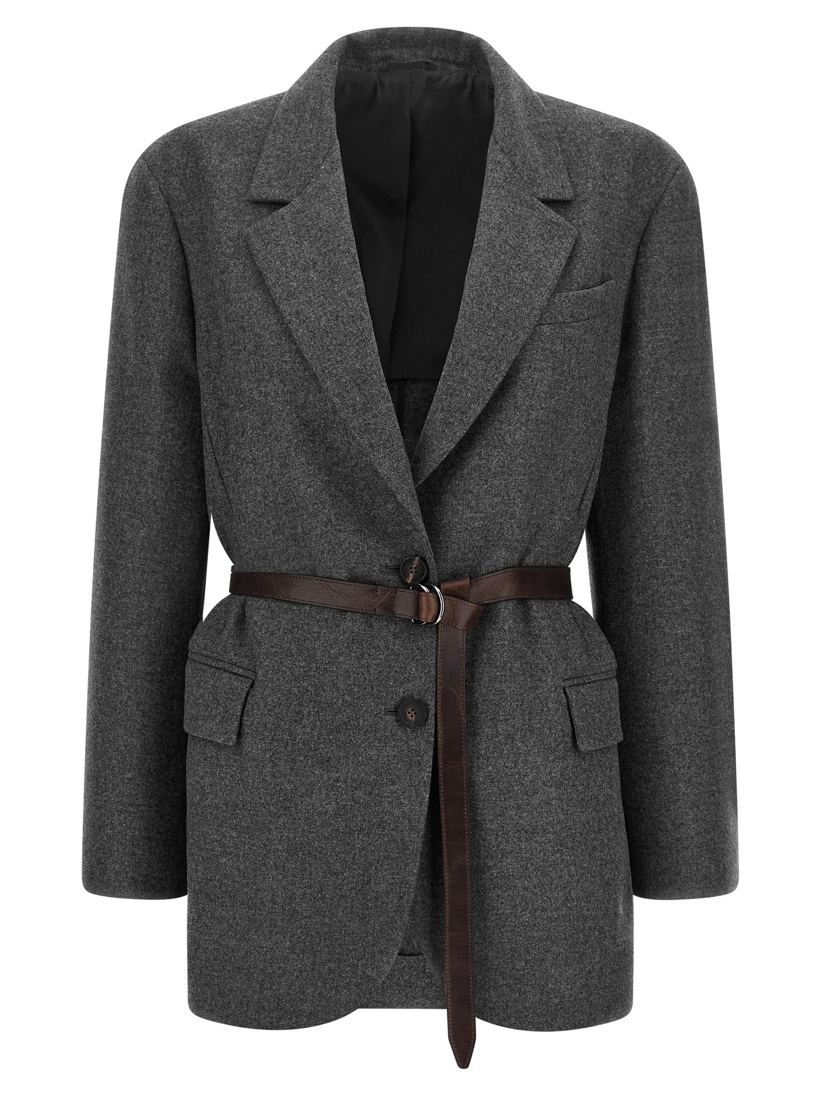 Brunello Cucinelli Women Single-Breasted Blazer - 1