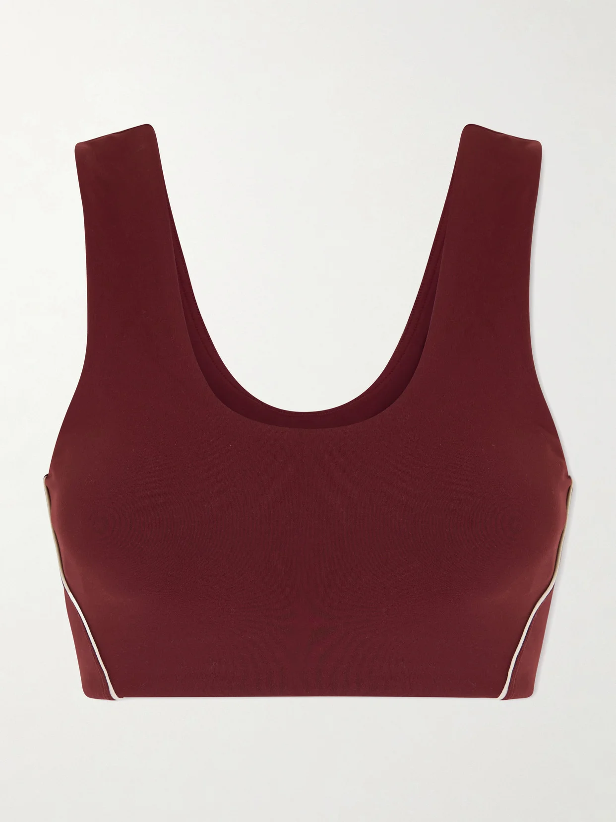 Wunder Train Piped Stretch-jersey Sports Bra - 1