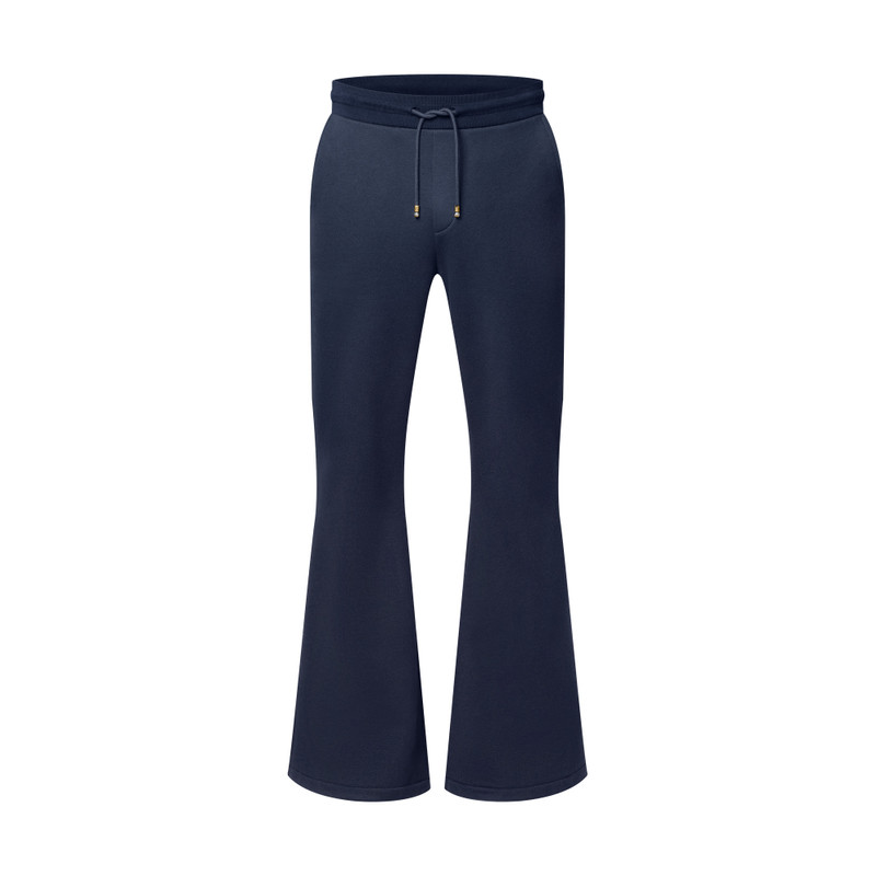 Flared Cotton And Cashmere Jersey Pants 1