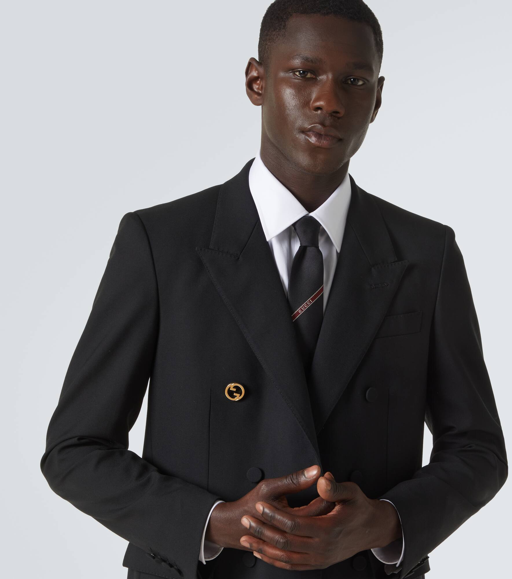 Logo silk jacquard tie - 2
