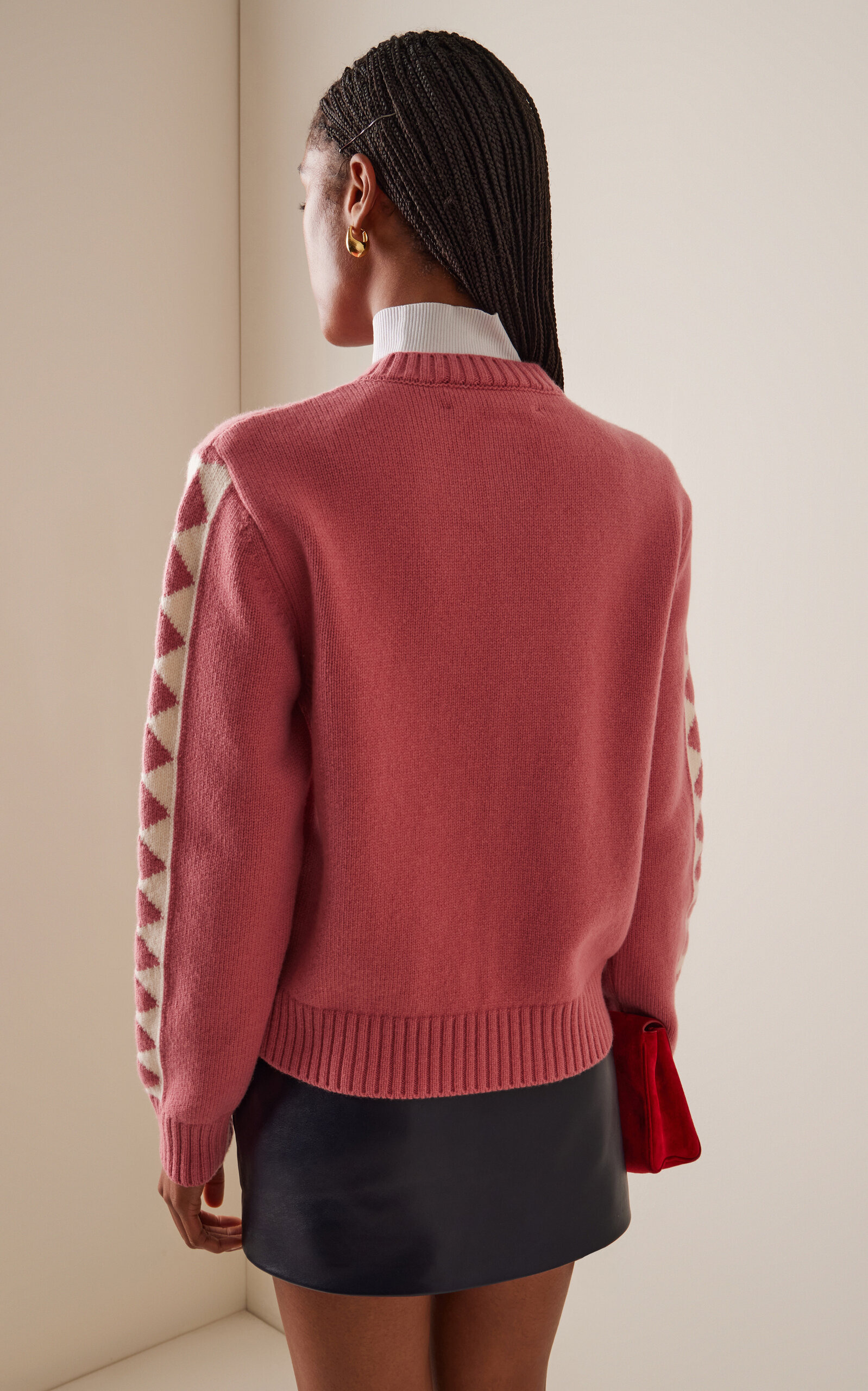 Jasper Wool Cardigan pink - 4