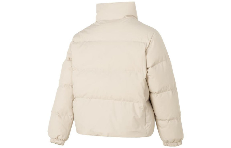 New Balance (WMNS) New Balance Classic Short Puffer Jacket 'Beige' NPD4E152-LBE outlook