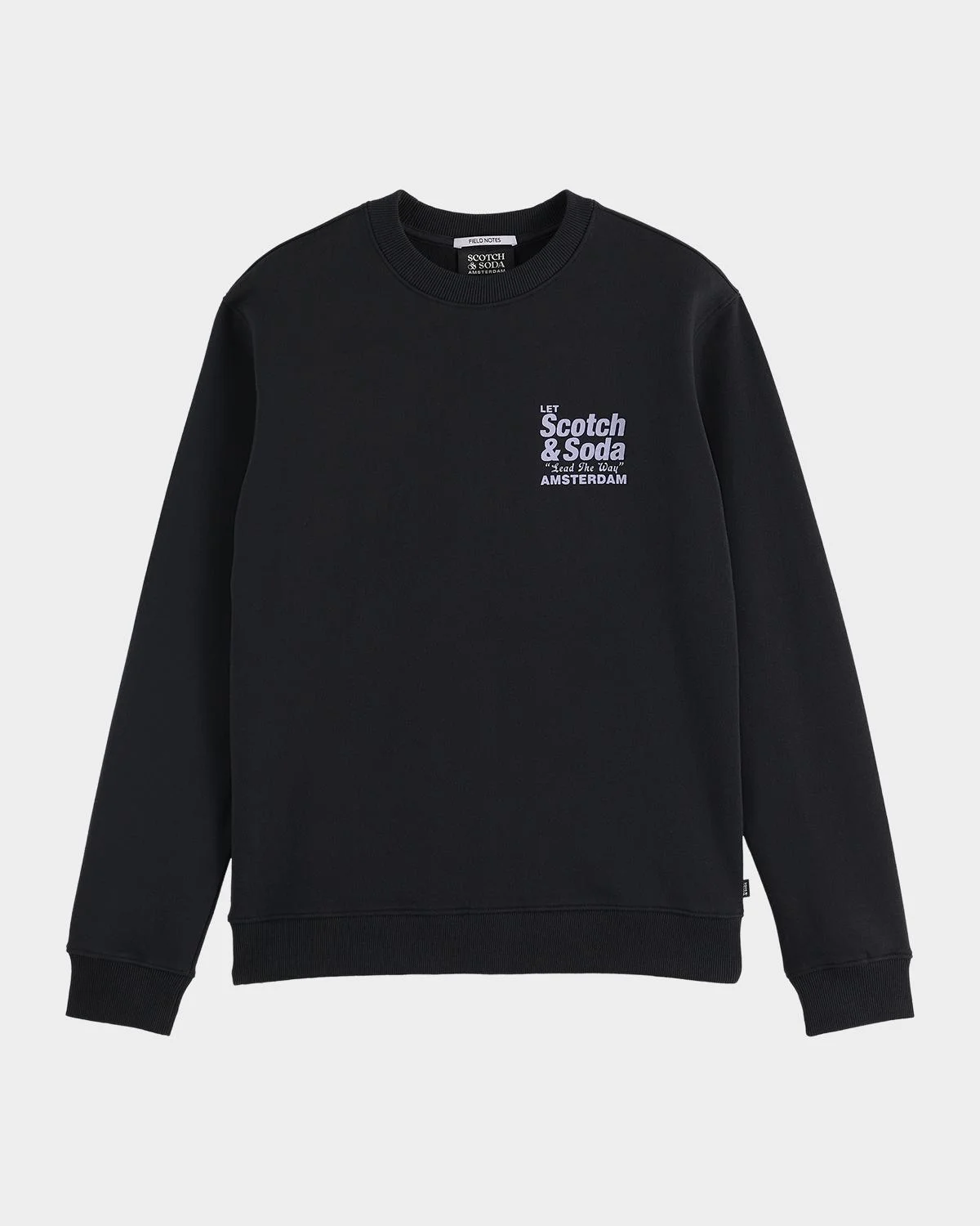 Men's Front and Back Artwork Cotton Sweatshirt - 1