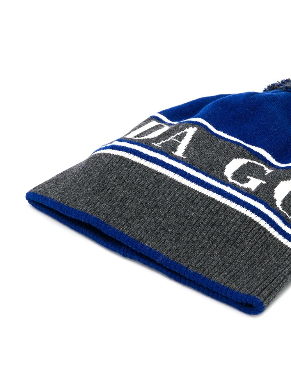 logo printed beanie - 2