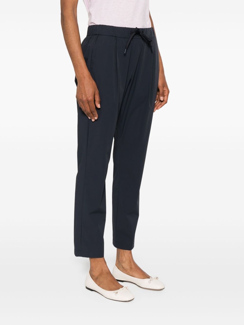 logo-appliqué trousers - 3