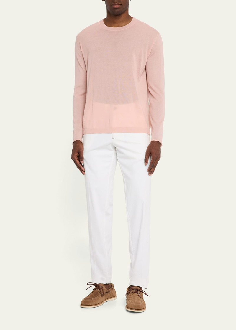 massimo alba Men's Larry Cashmere Crewneck Sweater outlook