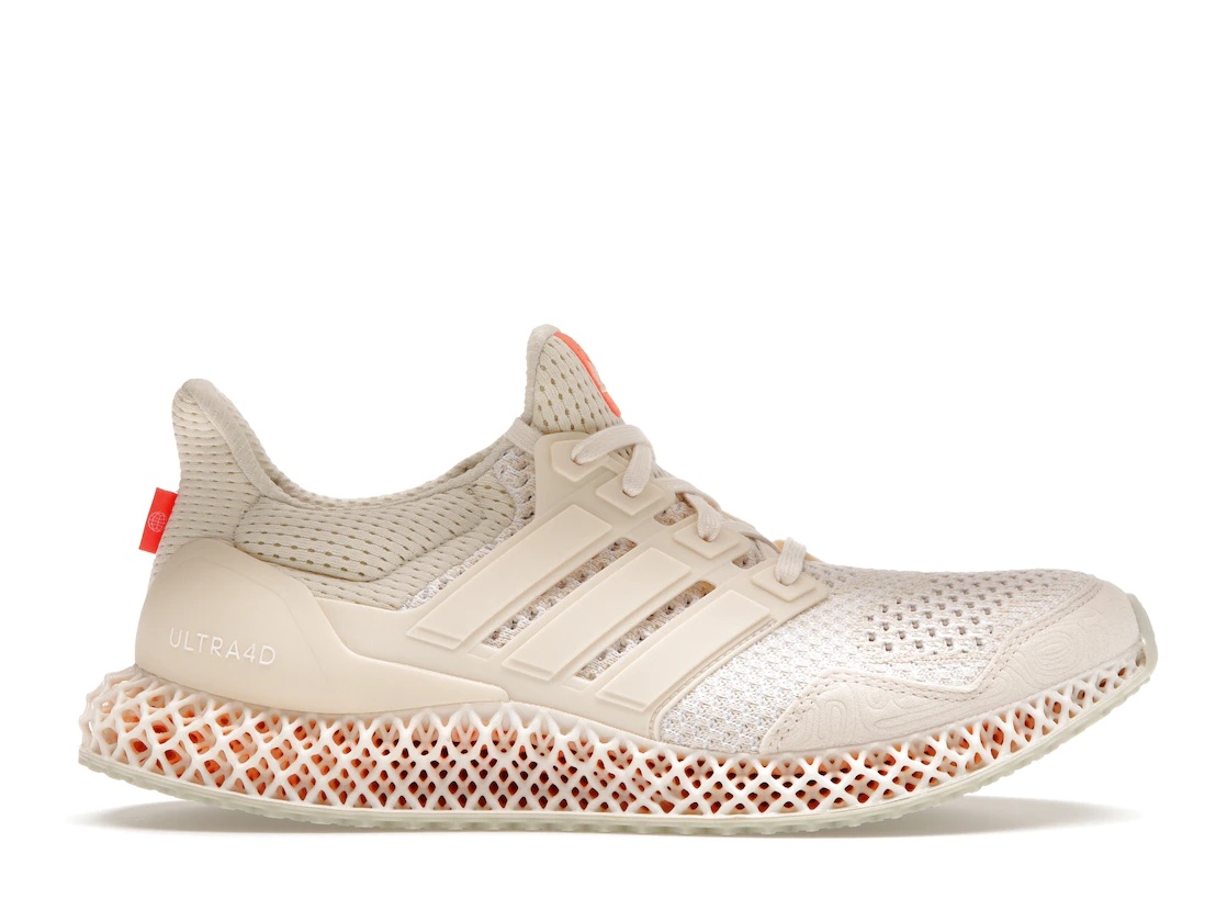 adidas Ultra 4D Wonder White Impact Orange - 1