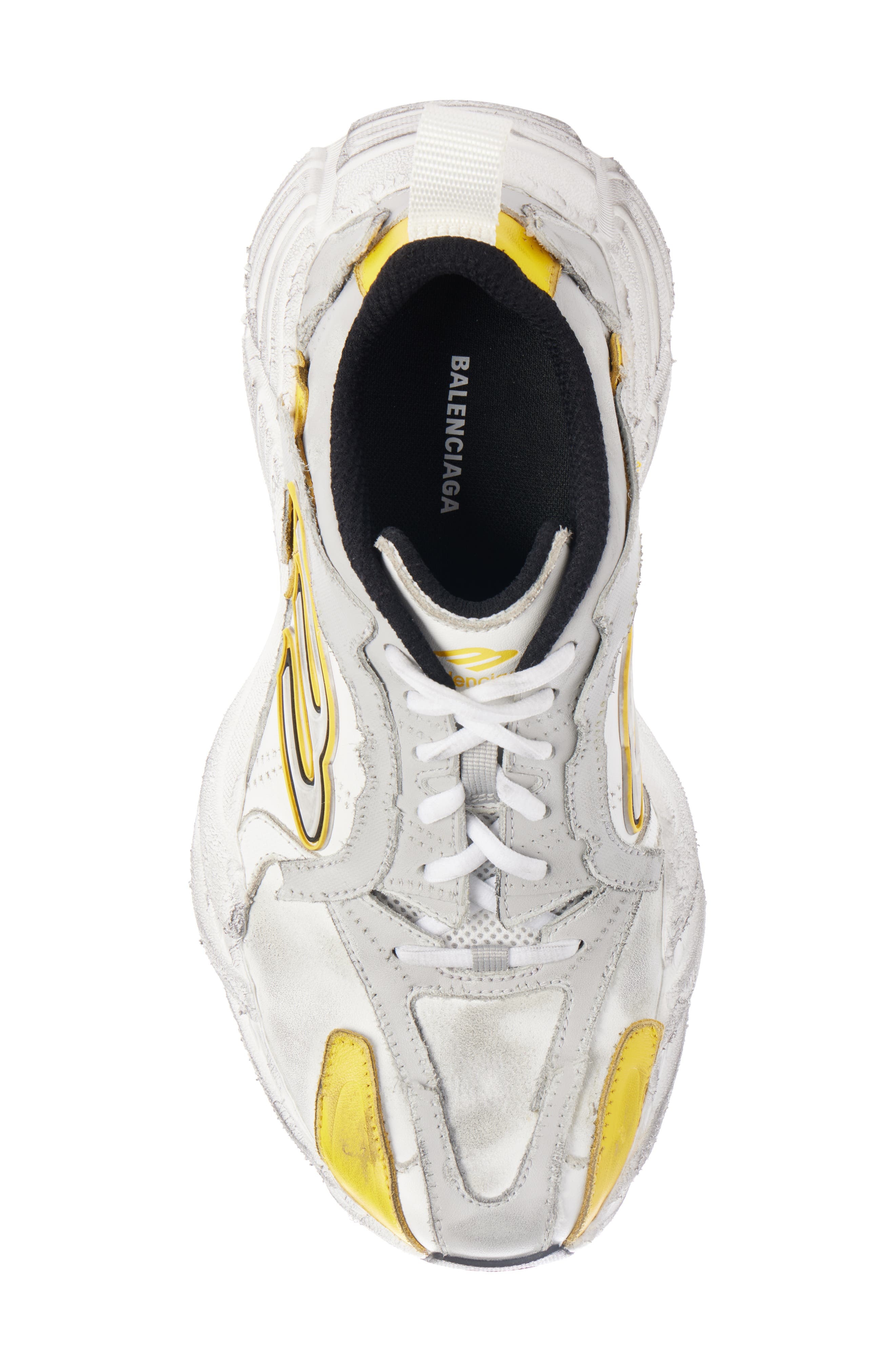 Balenciaga Monday 3B Logo Low Top Sneaker in 1971 Light Grey/Multi at Nordstrom - 4