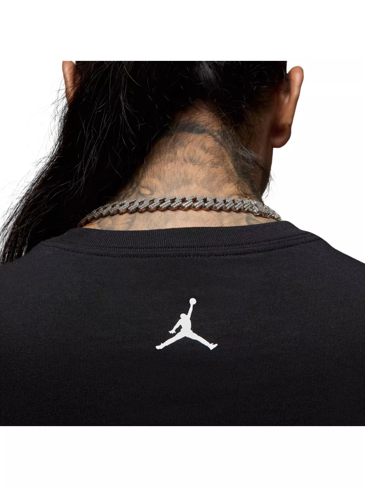 Men's Brand Photo Sort-Sleeve T-Shirt -Black - 5