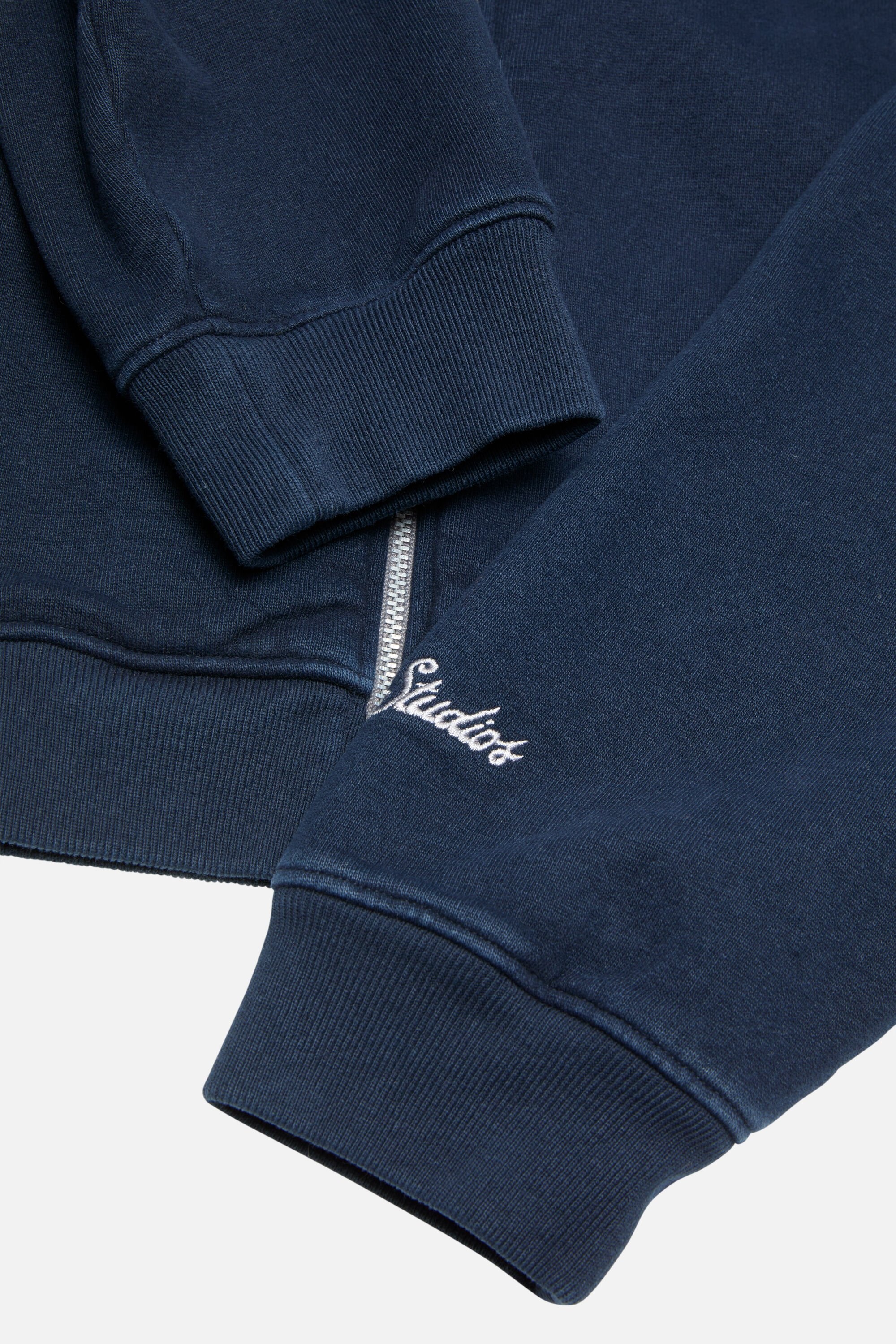 Zip-up sweatshirt - Deep blue - 6