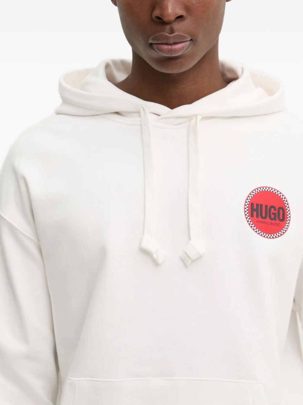 logo-print hoodie - 3
