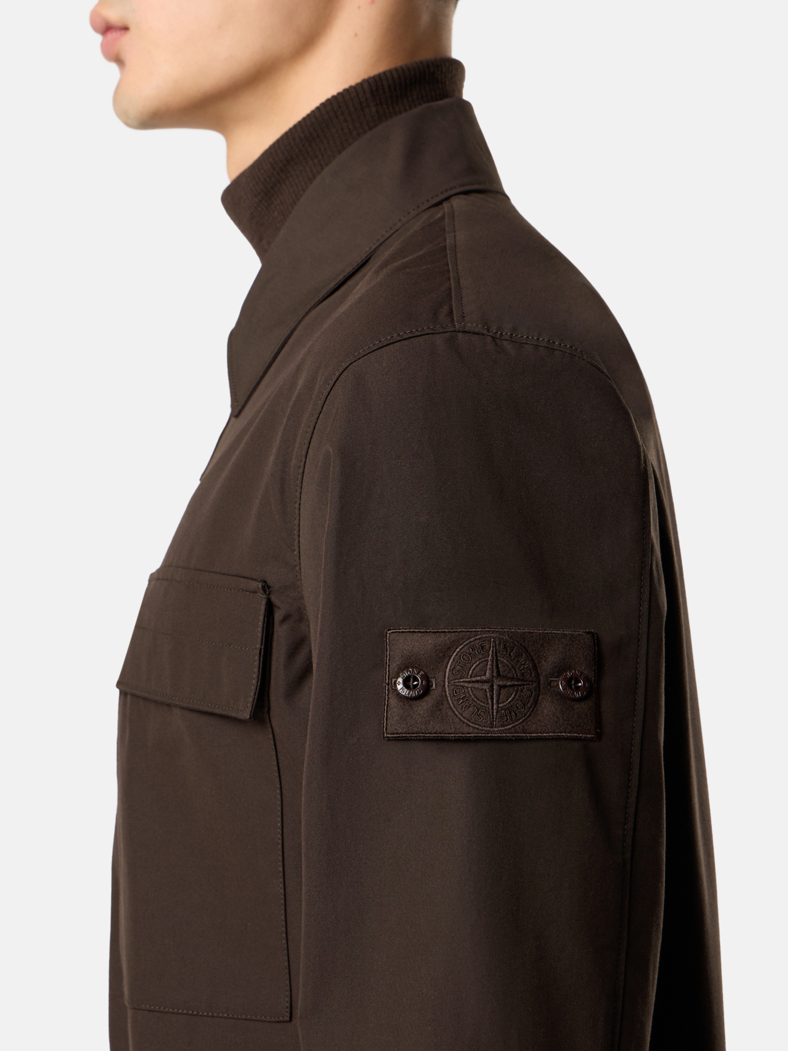 1200018 WEATHERPROOF COTTON CANVAS_STONE ISLAND GHOST - 4