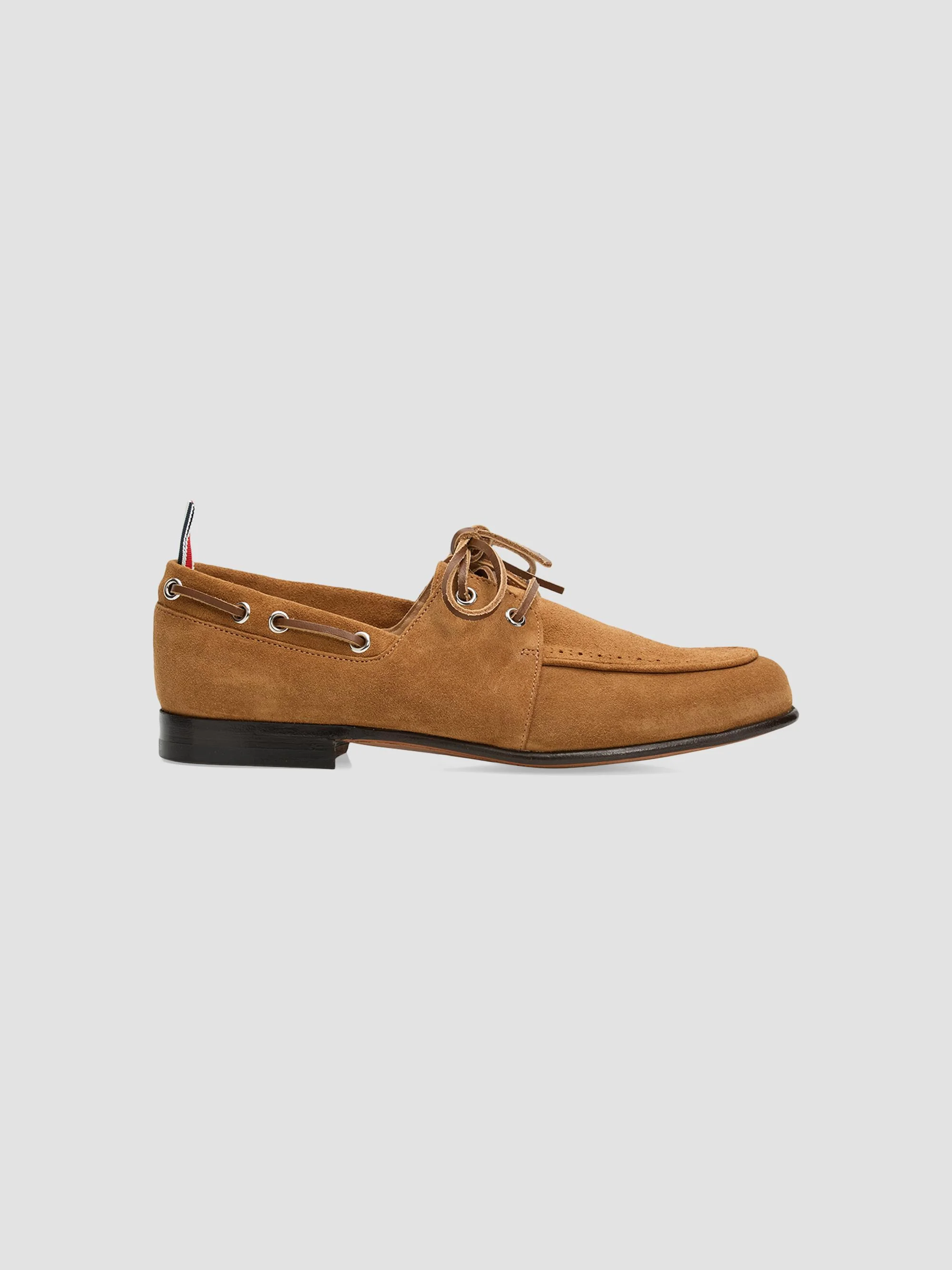Women's Suede Boat Shoes - Caramel - 1