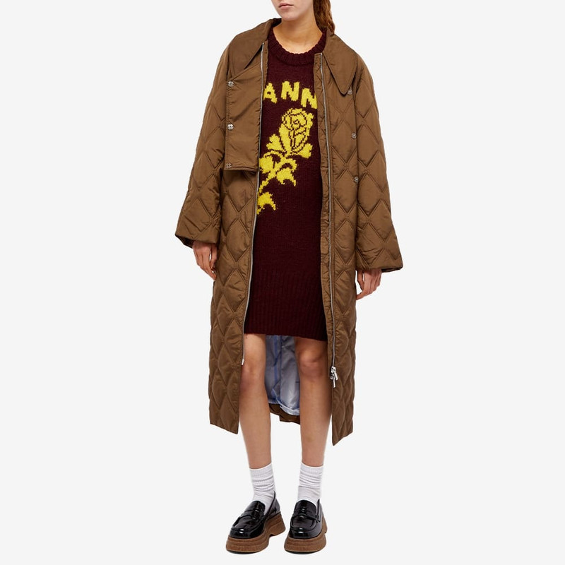 GANNI GANNI Long Pullover Logo Knit outlook