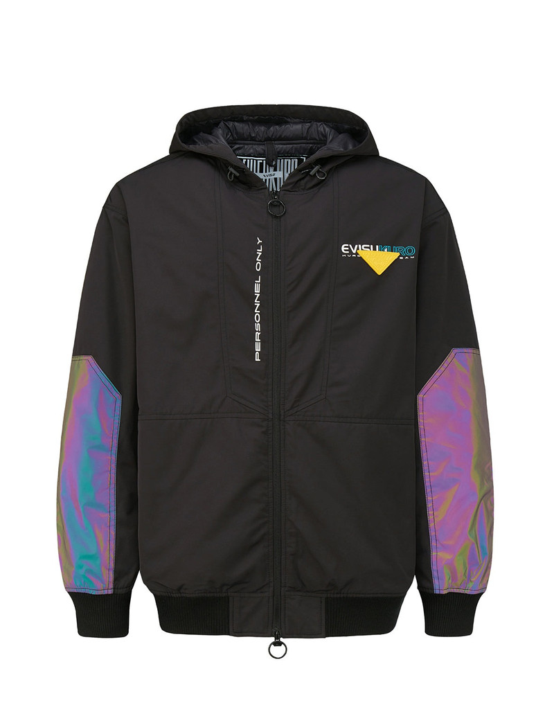 Frosty Seagull Print Padded Jacket 1