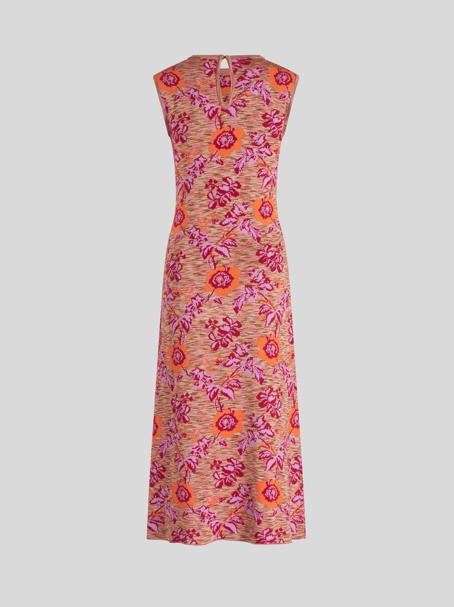 FLORAL JACQUARD DRESS - 6