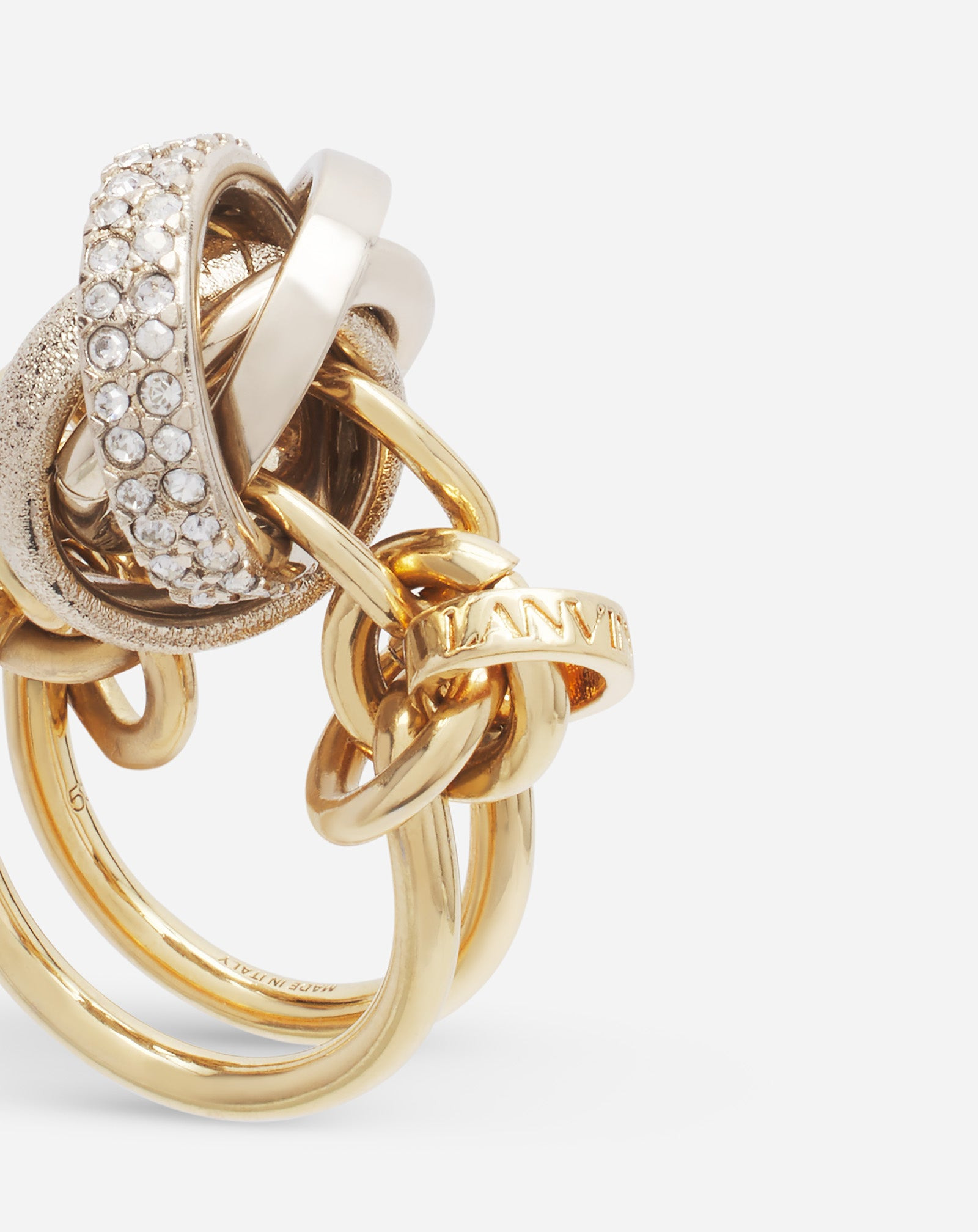 PARTITION BY LANVIN KNOT RING - 4