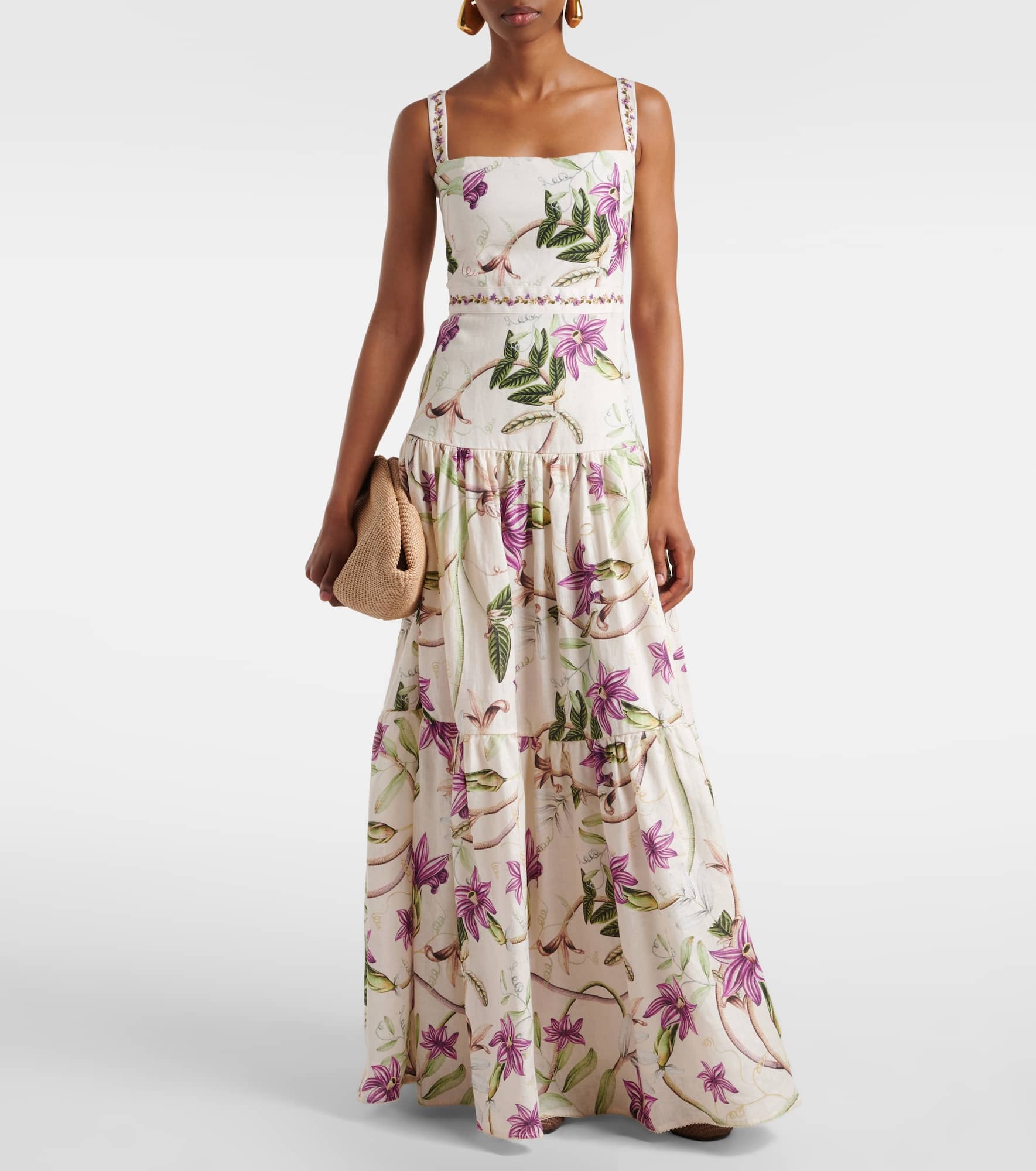 Lima printed cotton maxi dress - 2
